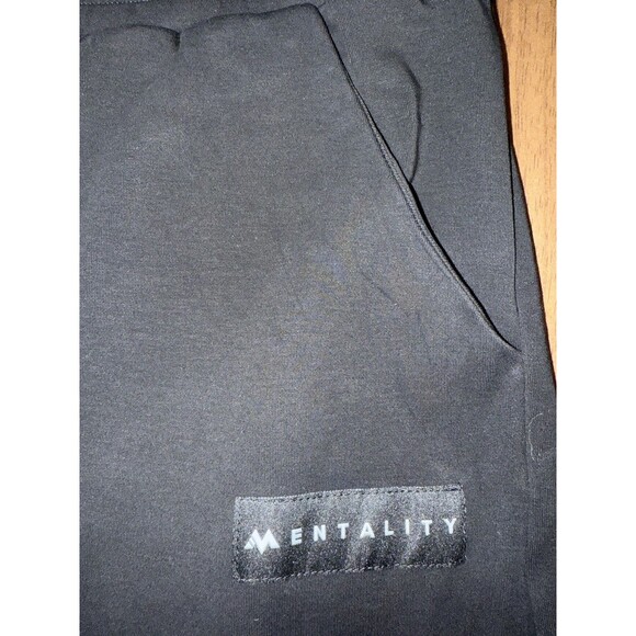Mentality Co Black Jogger Sweatpants 3XL Cotton Blend Tapered Fit - Picture 5 of 8